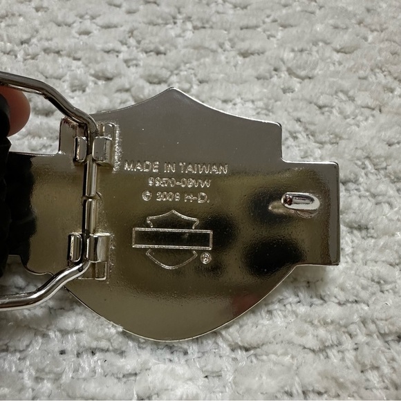 Harley-Davidson Buckle Braided Leather Belt - Picture 4 of 7